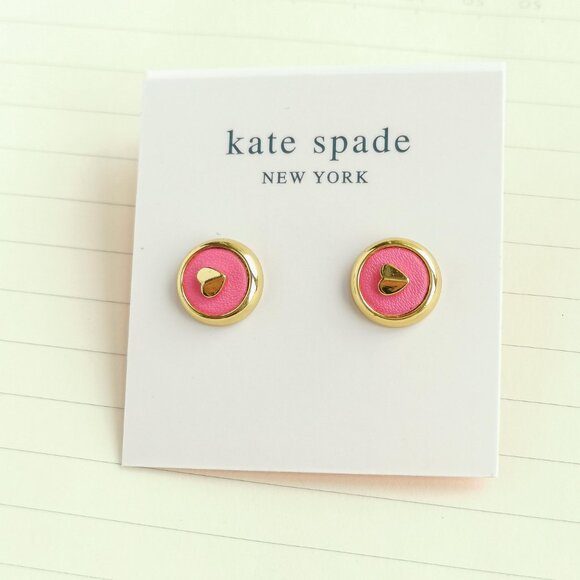 Kate Spade Jewelry - Heartful Gold Crushed Watermelon Stud Earrings - Kate Spade